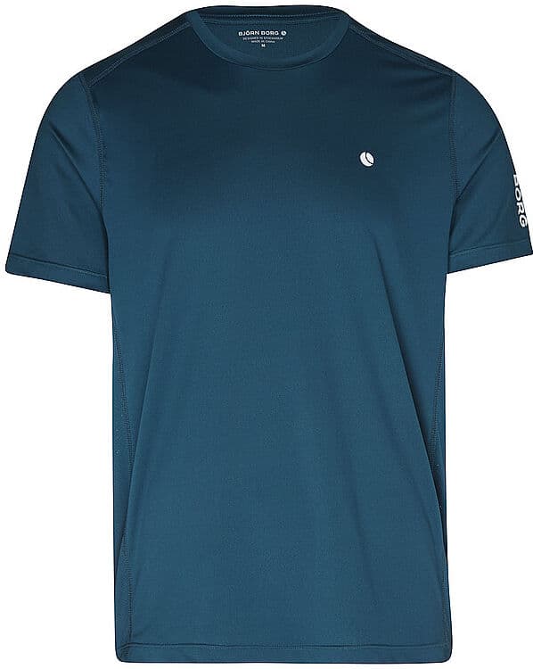 BJÖRN BORG Herren Tennisshirt Ace Mesh Panel blau   XL XL