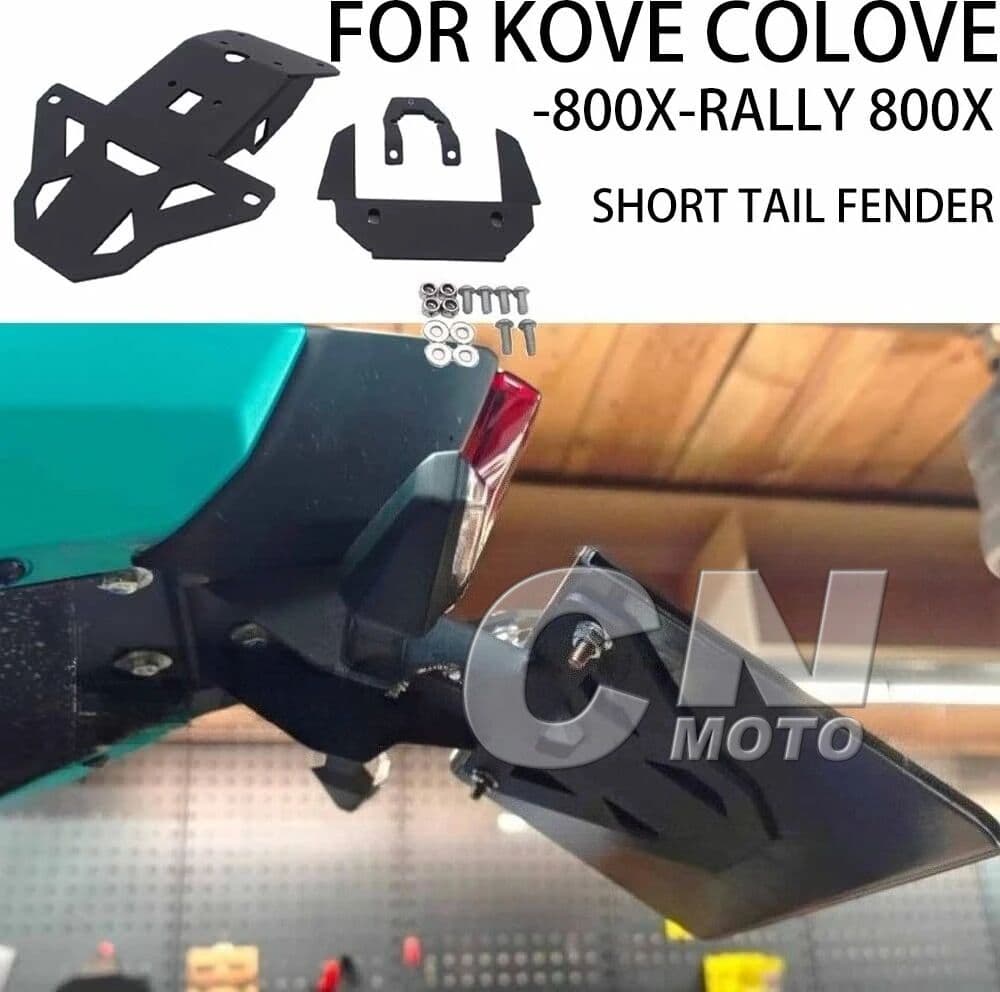 NONE FOR KOVE COLOVE 800X-rally 800X Motorcycle Non-destructive Modified Tail Rack Rear Tail Rack Short Tail Fender Accessories