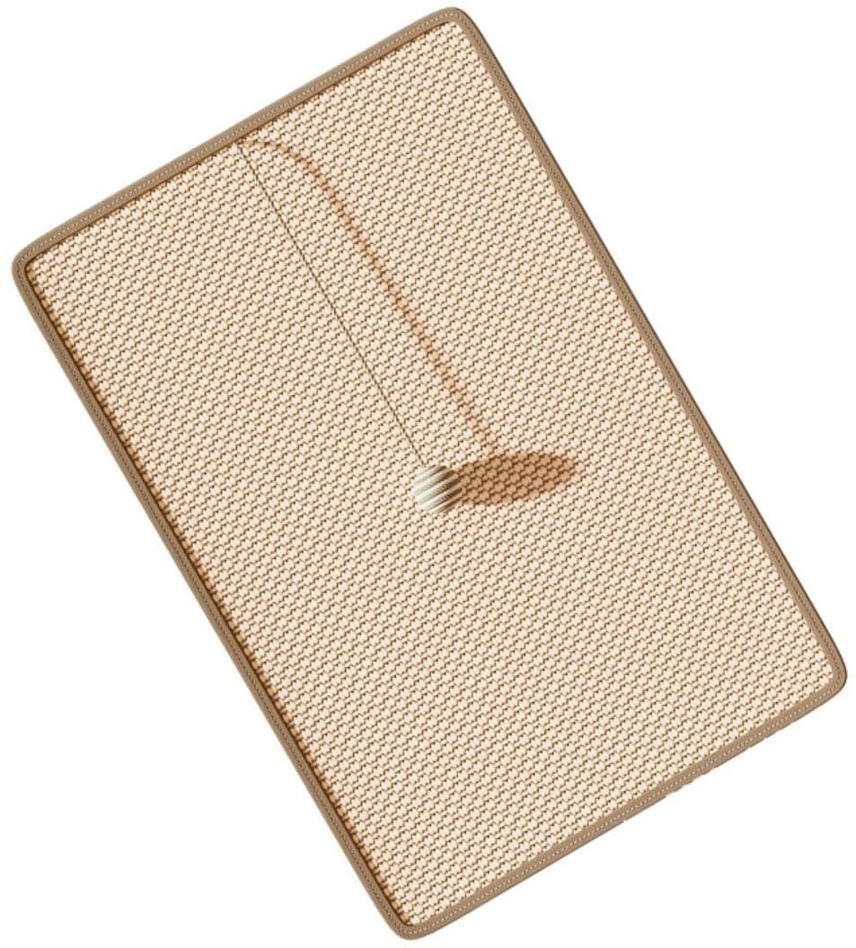 INF Tapis à griffer en sisal (velcro) avec balle suspendue - Marron, Tailles S/M/L M