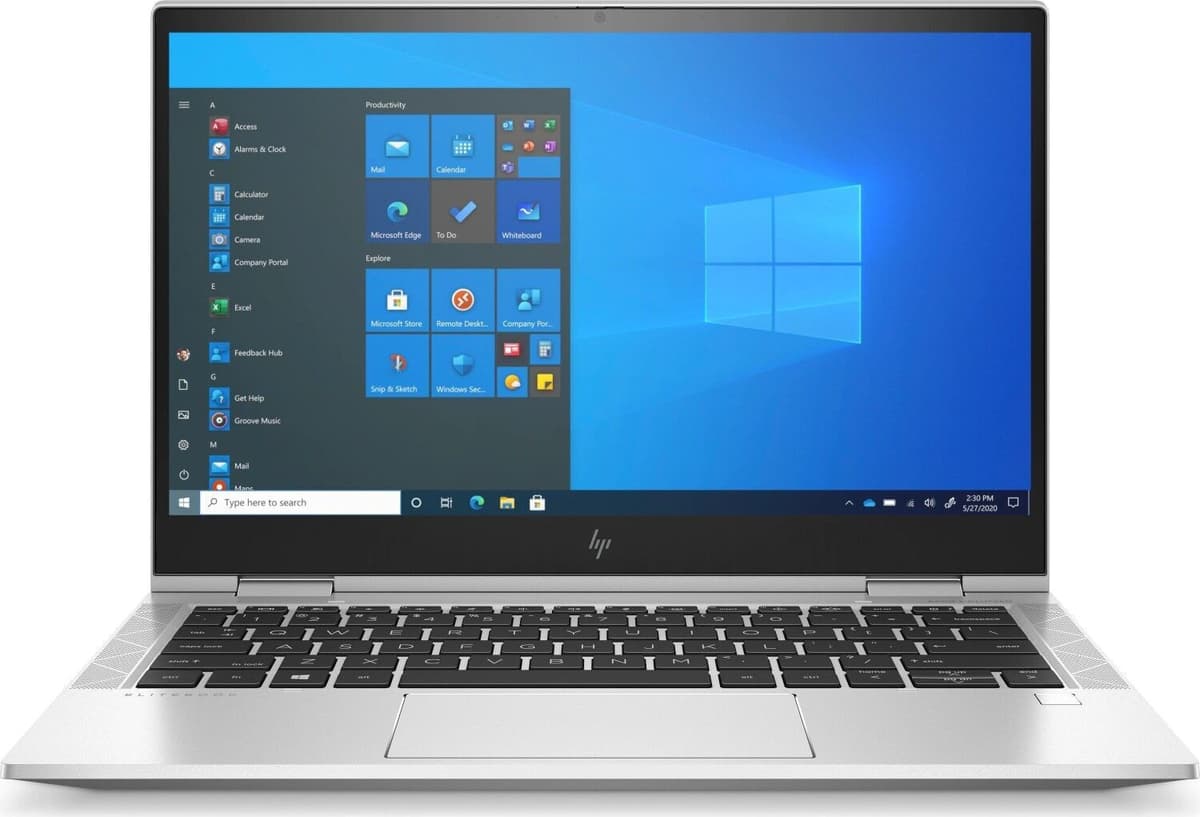 HP EliteBook x360 830 G8   i5-1135G7   13.3"   8 GB   128 GB SSD   Bakgrundsbelyst tangentbord   Win 11 Pro   BE
