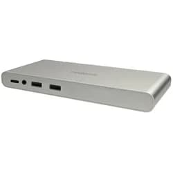 Mediacom MD-C321 Portreplikator und Laptop-Dockingstation Kabelgebundener USB 3.2 Gen 1 (3.1 Gen 1) (USB-C, 7 Ports), Dockingstation + USB Hub, Silber