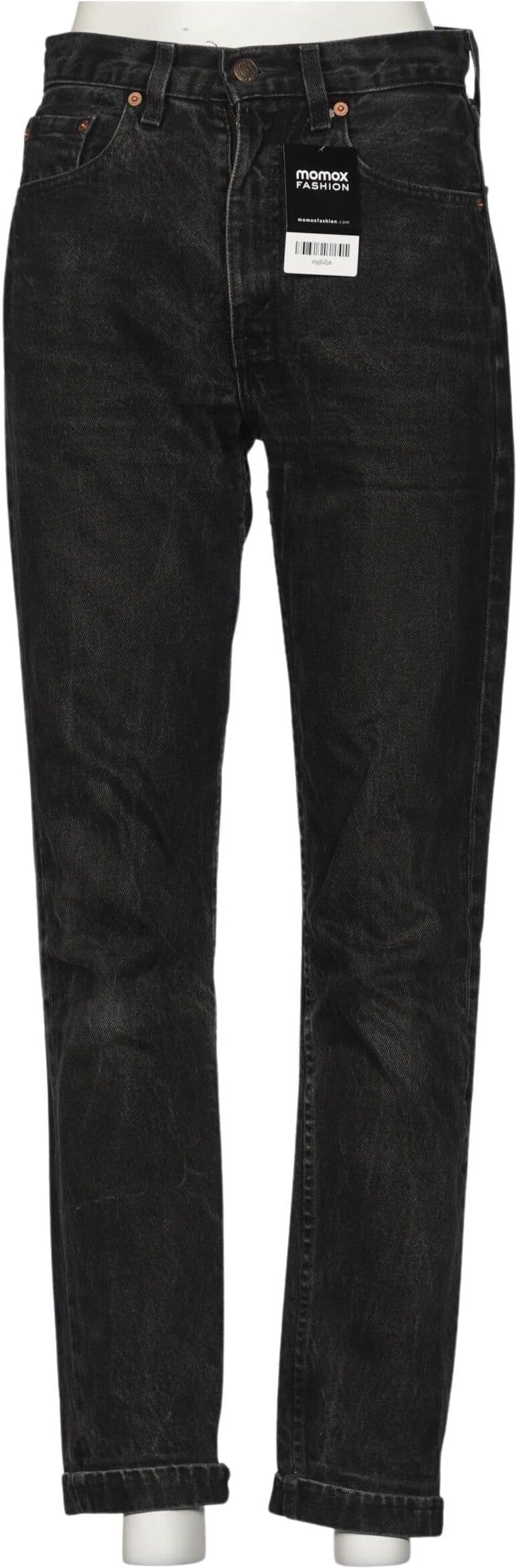 Levis Damen Jeans, Schwarz, Gr. W29, Baumwolle - Second Hand
