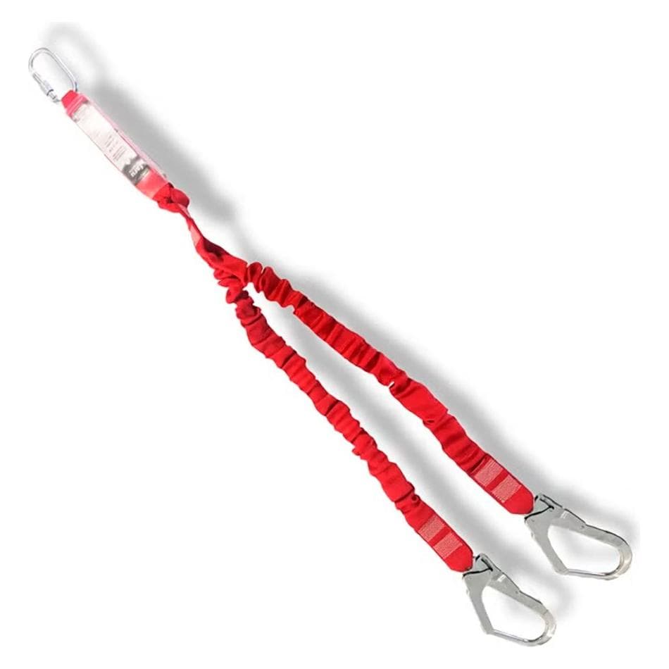 Faru Doppeltes elastisches Fallschutzseil c7311 mit Haken (Falldämpfer, 100 kg) (78870728)
