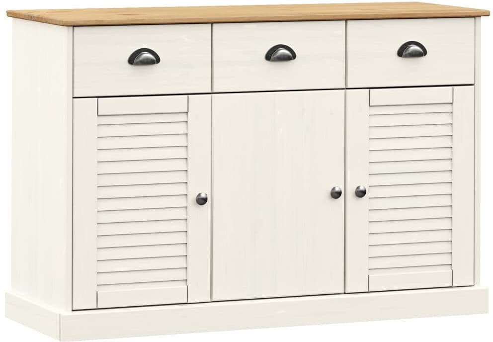 Brambly Cottage If you are short on space but need more storage, this compact and stylish sideboard is here to help! White 75cm H X 113cm W X 40cm D