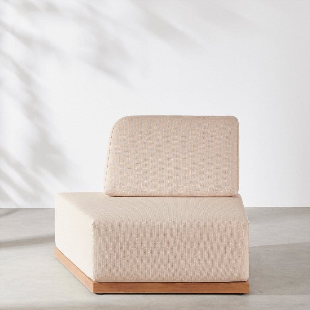 Maisons du Monde Módulo chaise longue izquierdo para exterior