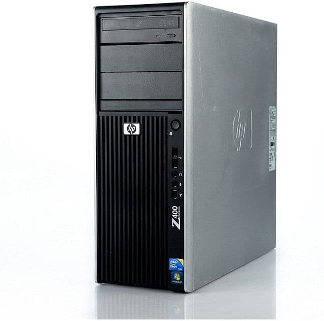 HP Z400 Workstation MT Xeon W3520, 8GB, SSD 256GB, NVIDIA Quadro FX 380, A