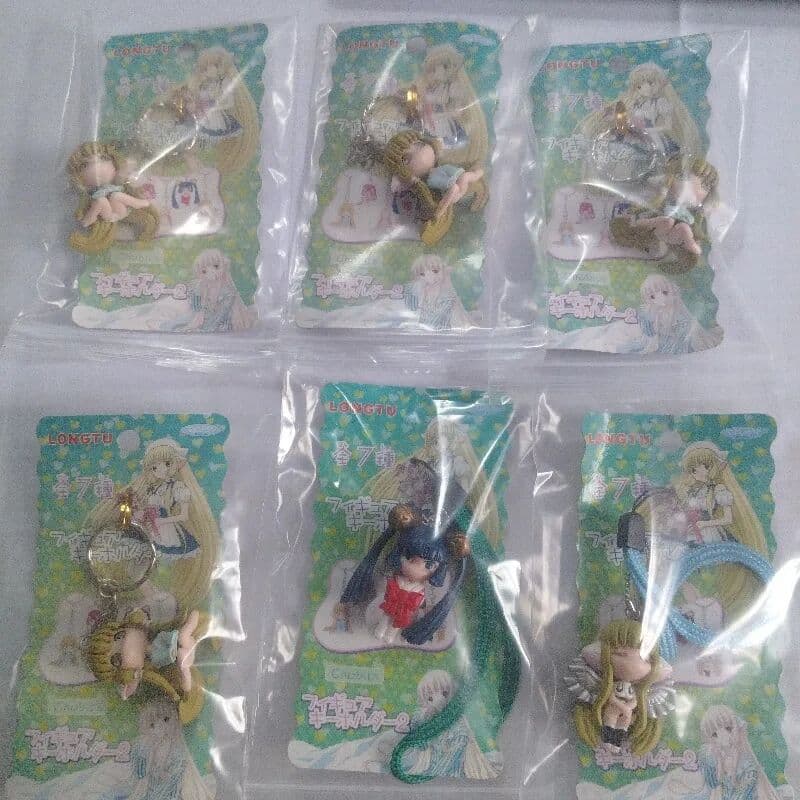NONE Chobits Action Figure Chi Anime Q Version Figure Model Ornaments Out-of-Printed Keychains Toys