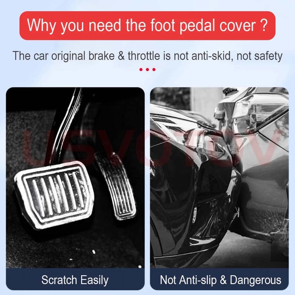 Tesmayx für Tesla Performance Pedal Pads Abdeckung Fuß Aluminium rutschfeste Pedale für Tesla Model 3 Y und Model Y Juniper Model 3 Highland