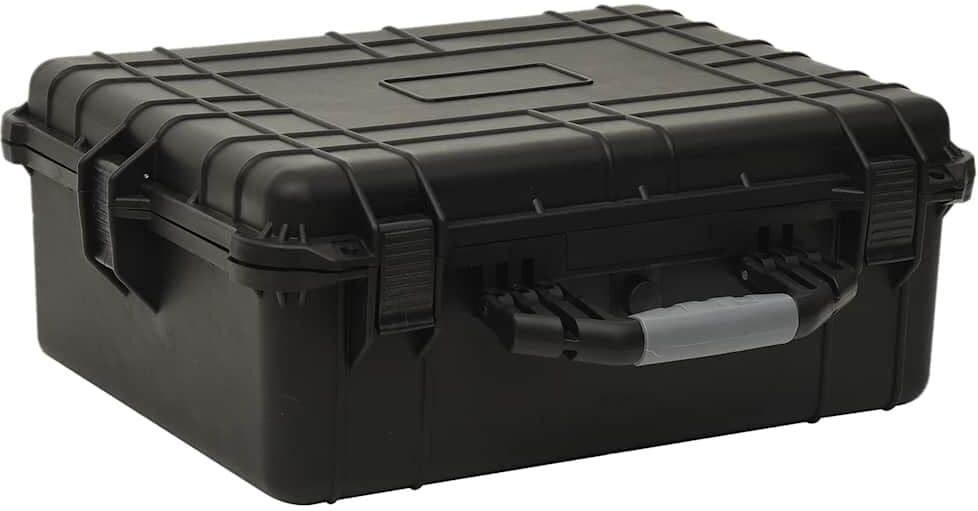 vidaXL Valise de vol portable Noir 55x43x21 cm PP
