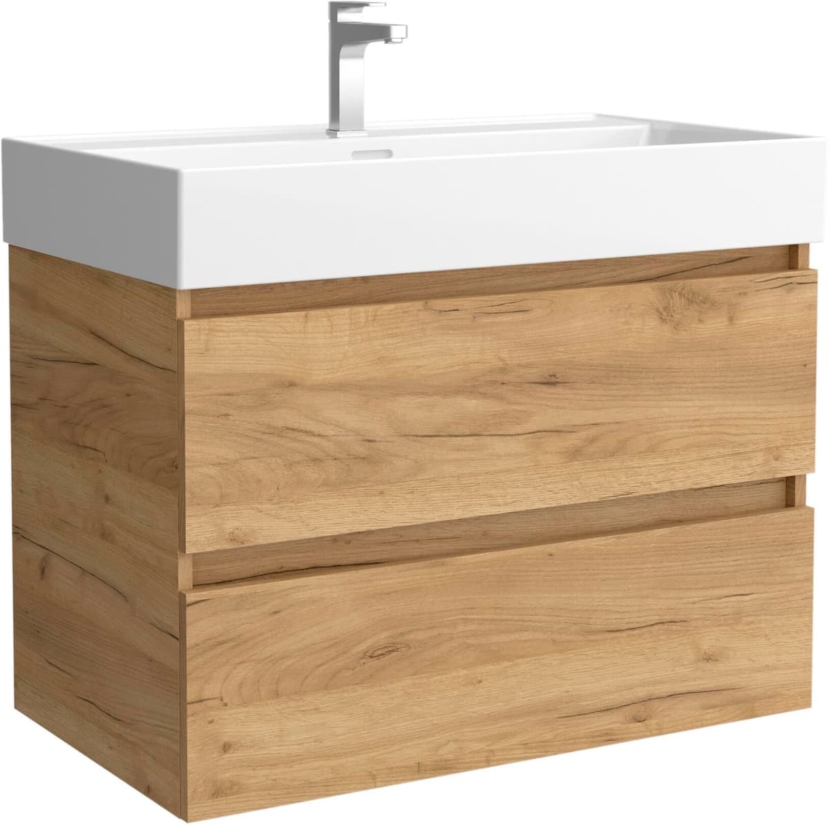 Salgar Mueble de baño Bequia con Lavabo Roma.  (100 cm) Roble