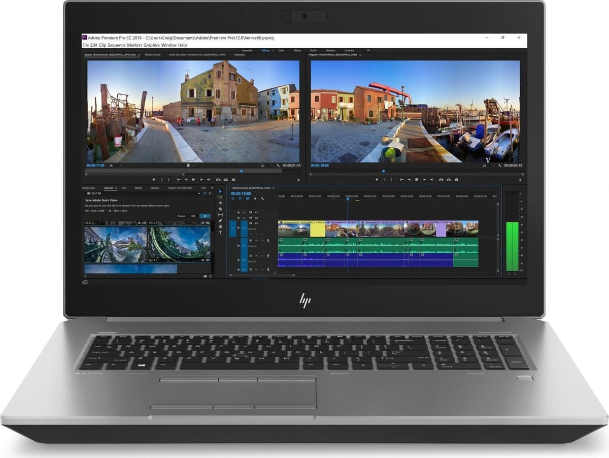 HP ZBook 17 G5   i7-8850H   17.3"   8 GB   1 TB SSD   Quadro P3200   FHD   Win 11 Home   DE