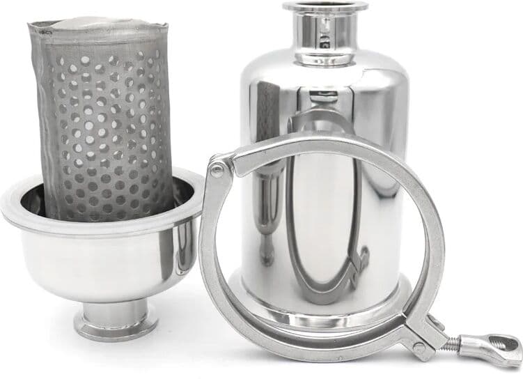 NONE SS304 Stainless Steel Short Inline Strainer Filter Length 260mm For 38/51mm Pipeline 1.5