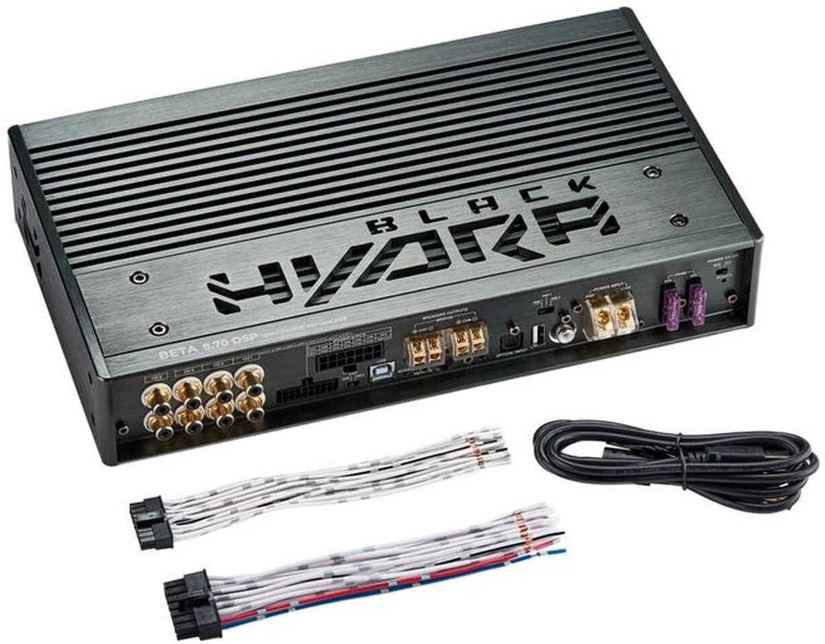 Black Hydra Beta 8.70 DSP 8-Channel DSP Amplifier   Masori