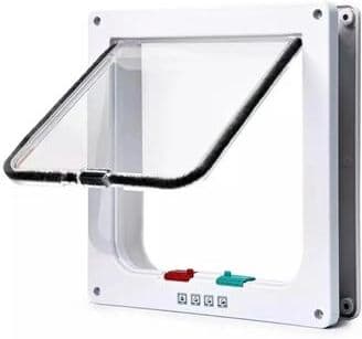 Inspired Living WeatherGuard 4 Way Locking Cat Door For Interior & Garage Doors white s