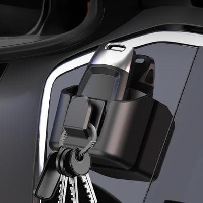 Friendly Fresh Finds Auto Interior Storage Box Car Key Holder Clip Anti Slip Dashboard Organizer Universal Mount Auto Interior Storage Box Car Key Holder Clip Anti Slip Dashboard Organizer Universal Mount