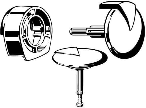 VitrA Multiplex Trio Ab-/Überlaufgarnitur G306847 Ausstattungsset, verchromt