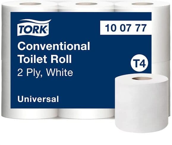 Toalettpapper TORK Uni T4 2-lag 6/fp 7frp