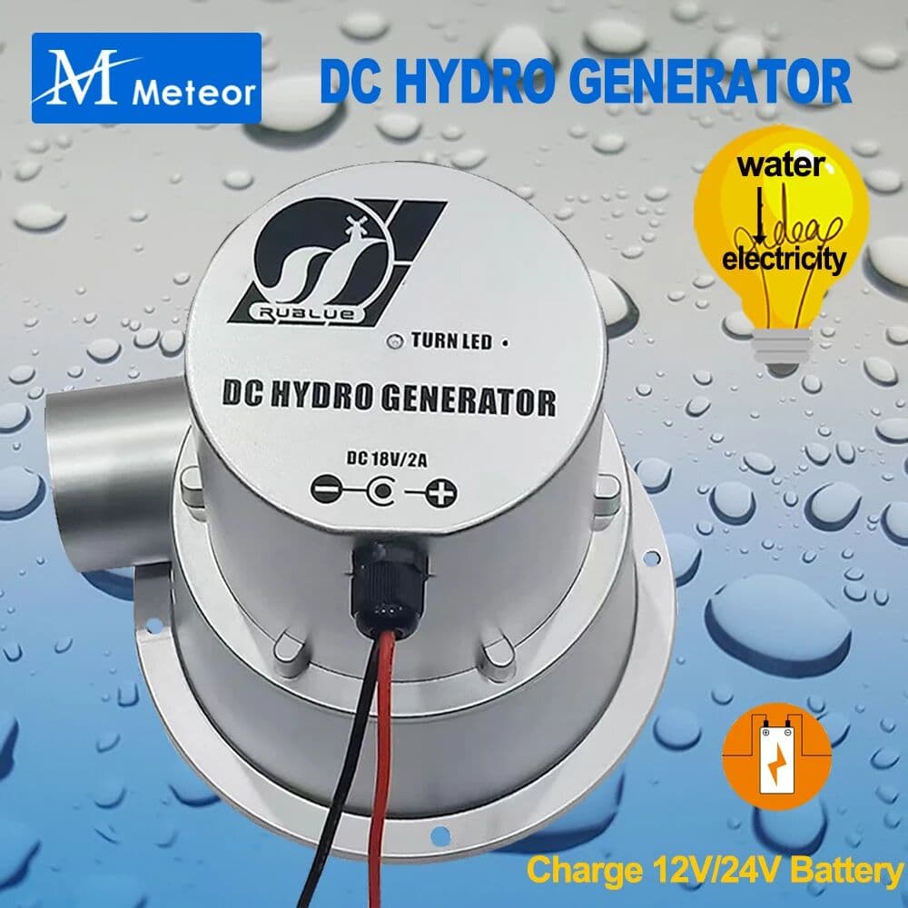 NONE 100W 50W Water Turbine Hydraulic Generator 36V 18V Outdoor Household Small Hydroelectric Generator DC Permanent Magnet Brushless