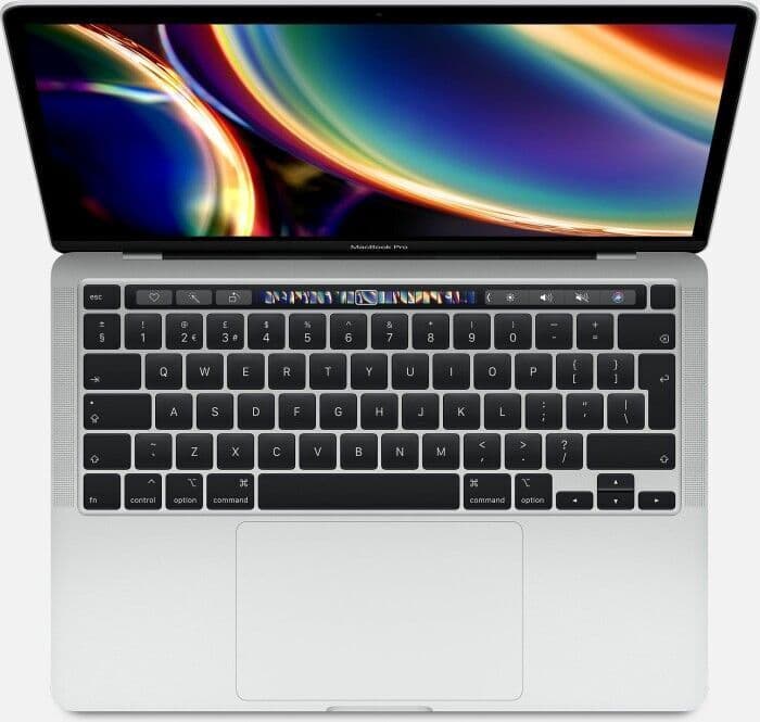 Apple MacBook Pro 2020   13.3"   Touch Bar   i7-1068NG7   16 GB   512 GB SSD   4 x Thunderbolt 3   silver   UK - Refurbished
