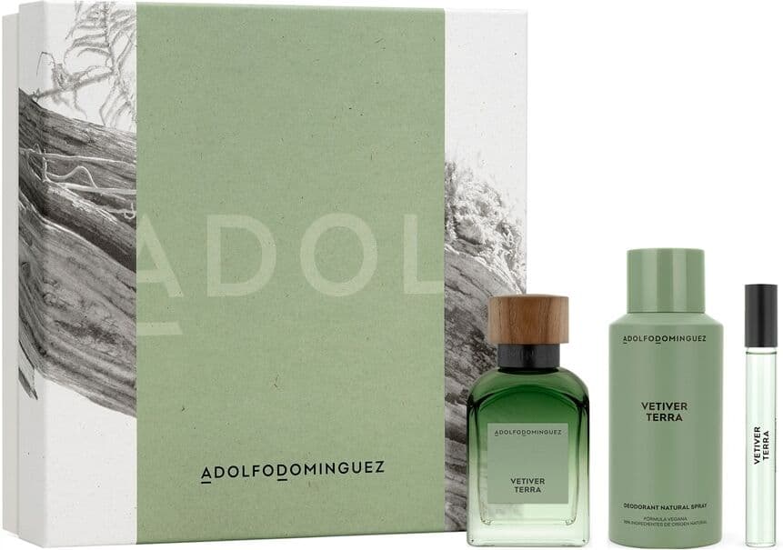 Adolfo Dominguez Estuche de Regalo Eau de Parfum Vetiver Terra .