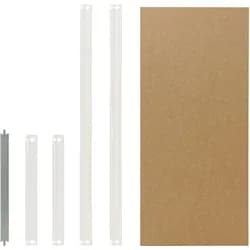 shelfplaza HOME 50x30 cm Fachboden-Set in weiß für HOME Schwerlastregale