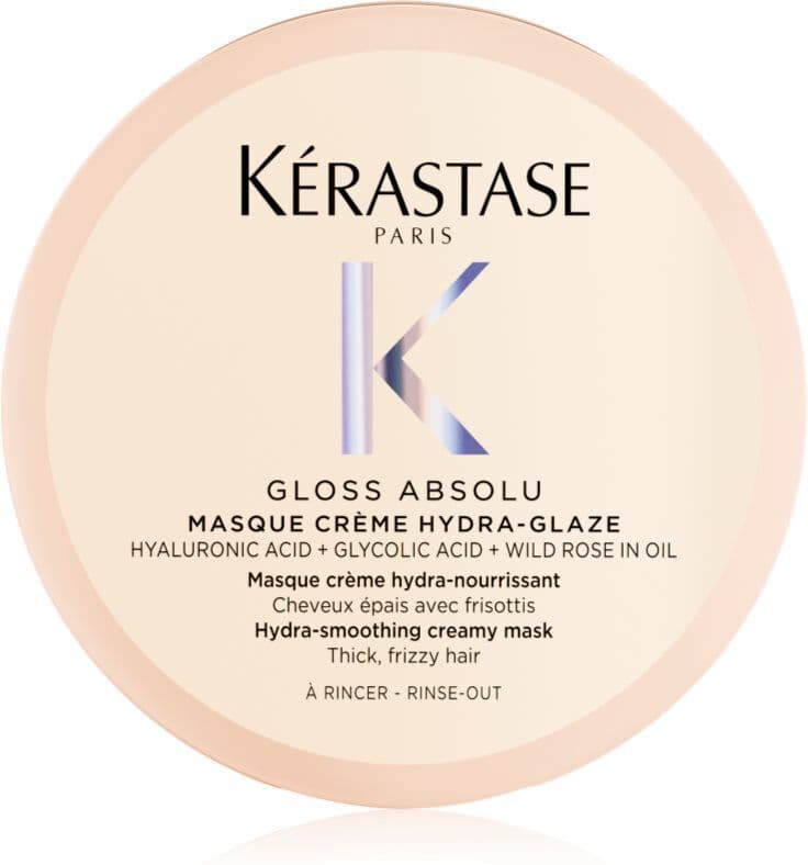 Kérastase Gloss Absolu Masque Créme Hydra-Glaze maska do włosów do włosów nieposłusznych i puszących się 75 ml