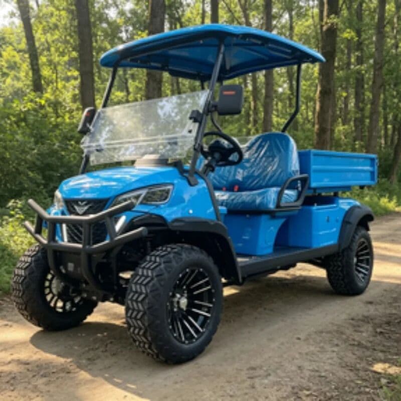 NONE Best Selling Global Lithium Battery Electric Golf Cart Buggy Adult Electric Cargo Truck Cart With Rear Cargo Box Off-Road Tires