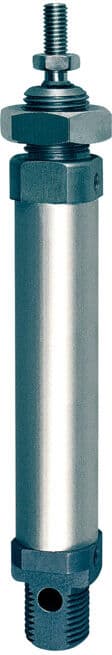 Riegler Cylindre rond, double effet, aimant, Ø piston 10, course 80, M5 (1.DM.10080)