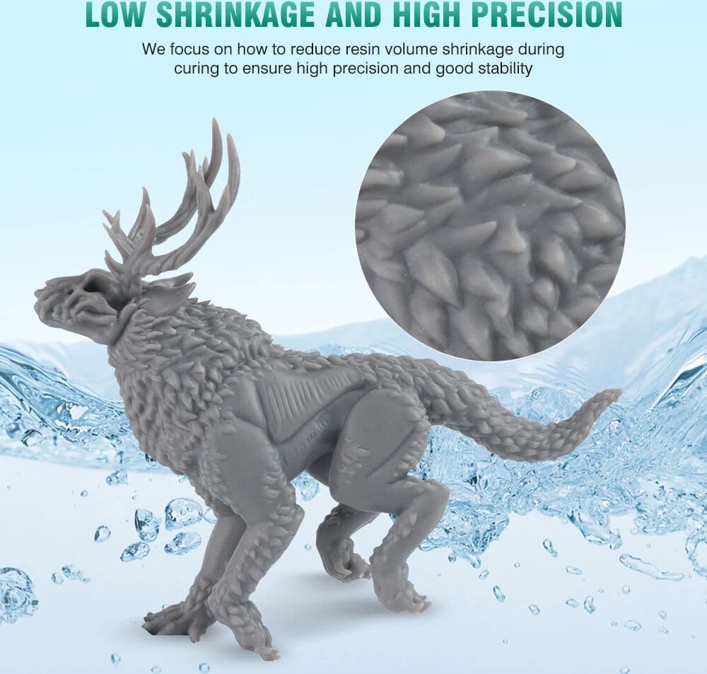 SUNLU 5KG Water Washable 3D Printer Resin 395-405nm 1kg 3D Resin Fast Curing 3D Resin for 2K 4K 8K LCD DLP SLA Resin 3D Printer