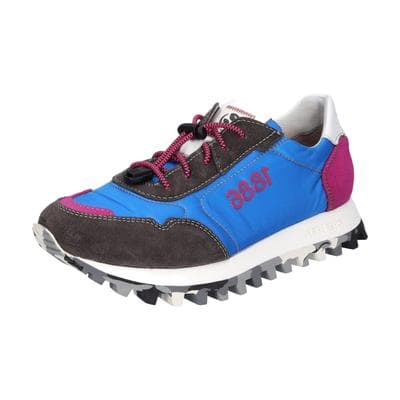 Sneaker JOSEF SEIBEL "Bonnie 01, asphalt-blau", Damen, Gr. 41, grau (asphalt, blau), Obermaterial: 80% Rindsleder Leather cow. 20% Textilmaterial TEXMAT., Schuhe Sneaker