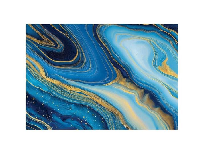 FOTOTAPETE Marmor Glanz Blau 250x175 cm