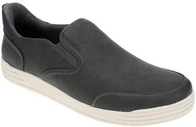 Nunn Bush Kore City Walk EZ Moc Toe Slip-On - Mens 9.5 Grey Slip On Medium