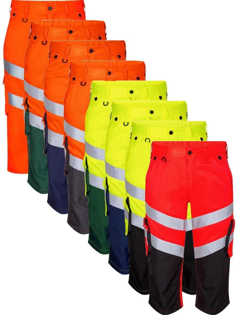 Engel 6544-319 Safety Light Knickers / Arbejdsknickers Gul/sort 100
