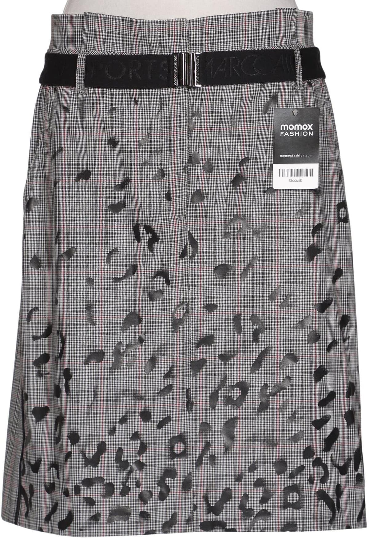 Cain Damen Rock, Grau, Gr. EU 38 (Marc Cain N3), Synthetik / Elasthan / Viskose - Second Hand