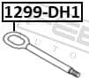 Febest Abschlepphaken 1299-Dh1 Für Hyundai