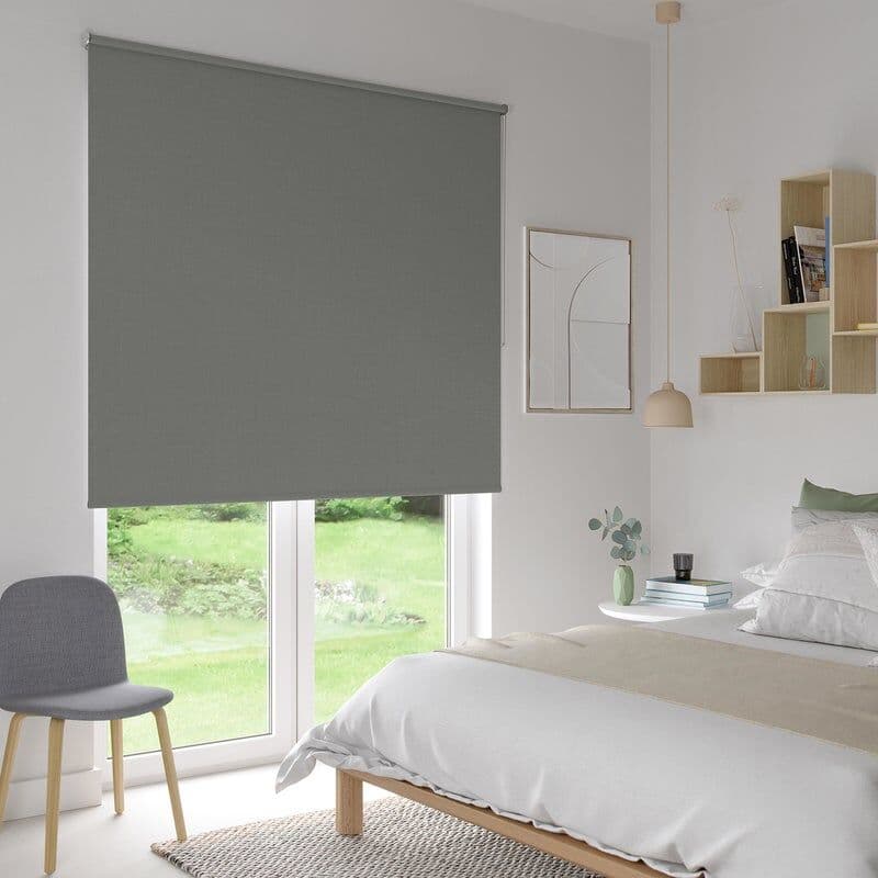Inspire Tenda a rullo oscurante  Malawi grigio Paris 4 220x250 cm