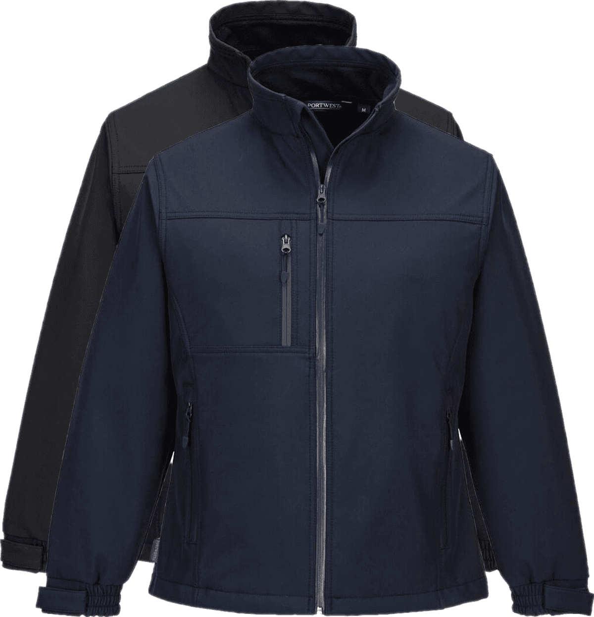 Portwest Tk41 Charlotte Softshell Til Kvinder (3lags) M Sort