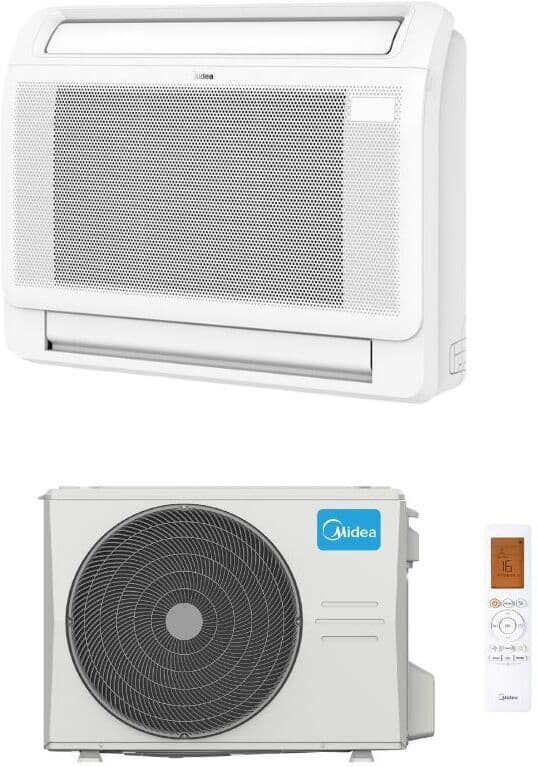 Midea Climatizzatore Monosplit Console 12000 Btu MFA2U-12HRFNX(GA) + MOX230-12HFN8Q(GA) Inverter R32 Wi-Fi Optional Classe A++