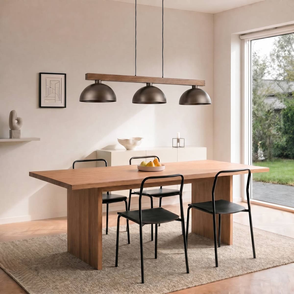 Hängelampe Oslo TK Lighting, dimmbar, braun / rost, für Wohn- / Esszimmer, Metall, Modern, Pendelleuchte
