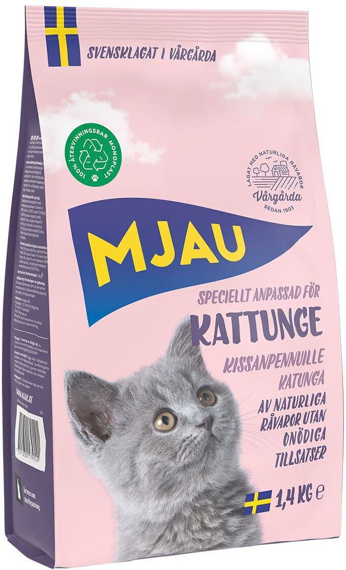 Mjau Kattunge Tørrfôr Til Kattunge 1,4 Kg