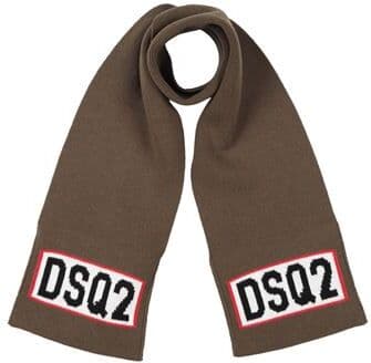 Dsquared2 Bufanda Unisex Verde militar 4,8 Unisex