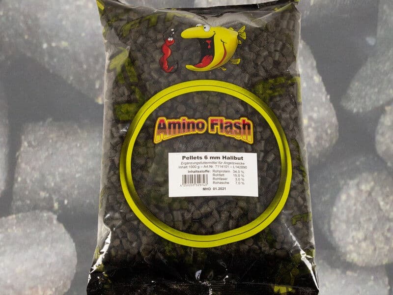Ftm Amino Flash Pellets 6mm Halibut