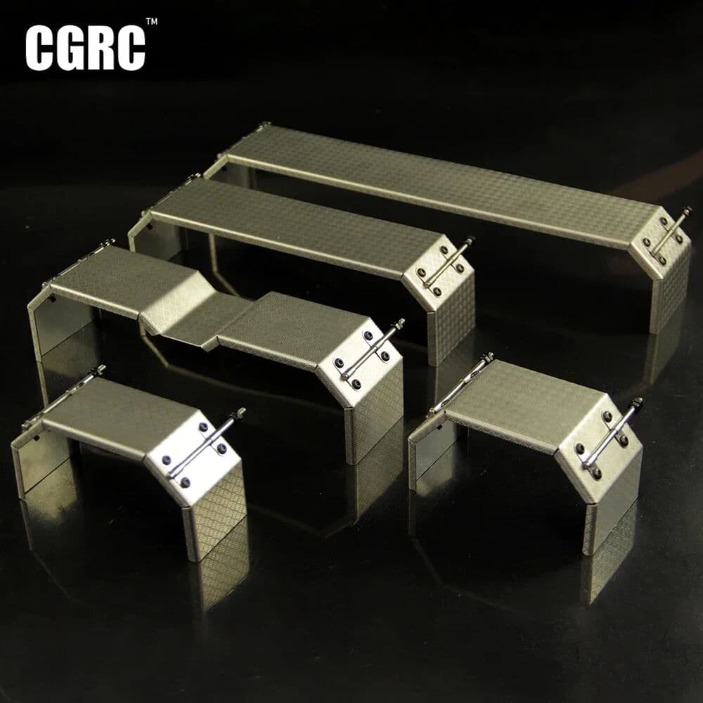 NONE 1 Pair Metal Stainless Steel Fender Wheel Covers For 1/14 Tamiya RC Truck For Scania R620 For volvo FH16