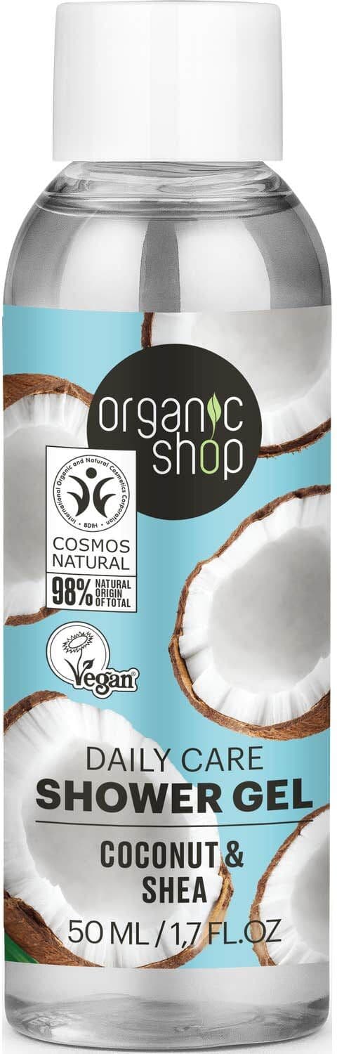 Organic Shop Daily Care Shower Gel Coconut & Shea 50ml
