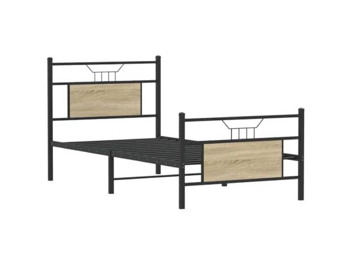 vidaXL Bedframe zonder matras hout sonoma eikenkleurig 80x200 cm