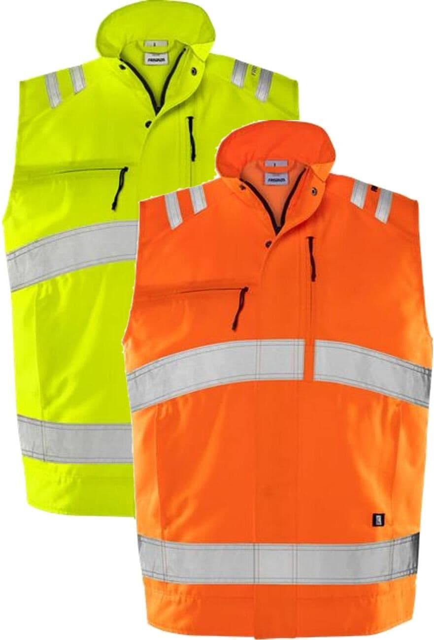 Fristads 134242 Hivis Green Vest Kl.2 5067 Gplu Hi-Vis Gul 3xl