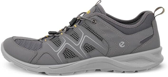 Slip-On Sneaker ECCO "TERRACRUISE LITE", Herren, Gr. 39, atmungsaktiv, grau (dunkelgrau), Synthetik, Textil, Schuhe Slip-On Sneaker, Freizeitschuh, Halbschuh, Schlupfschuh mit Softfussbett dunkelgrau 39, atmungsaktiv
