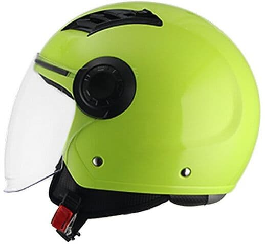 Casco Demi-Jet Moto BHR 804 TOP Giallo Fluo taglia XL