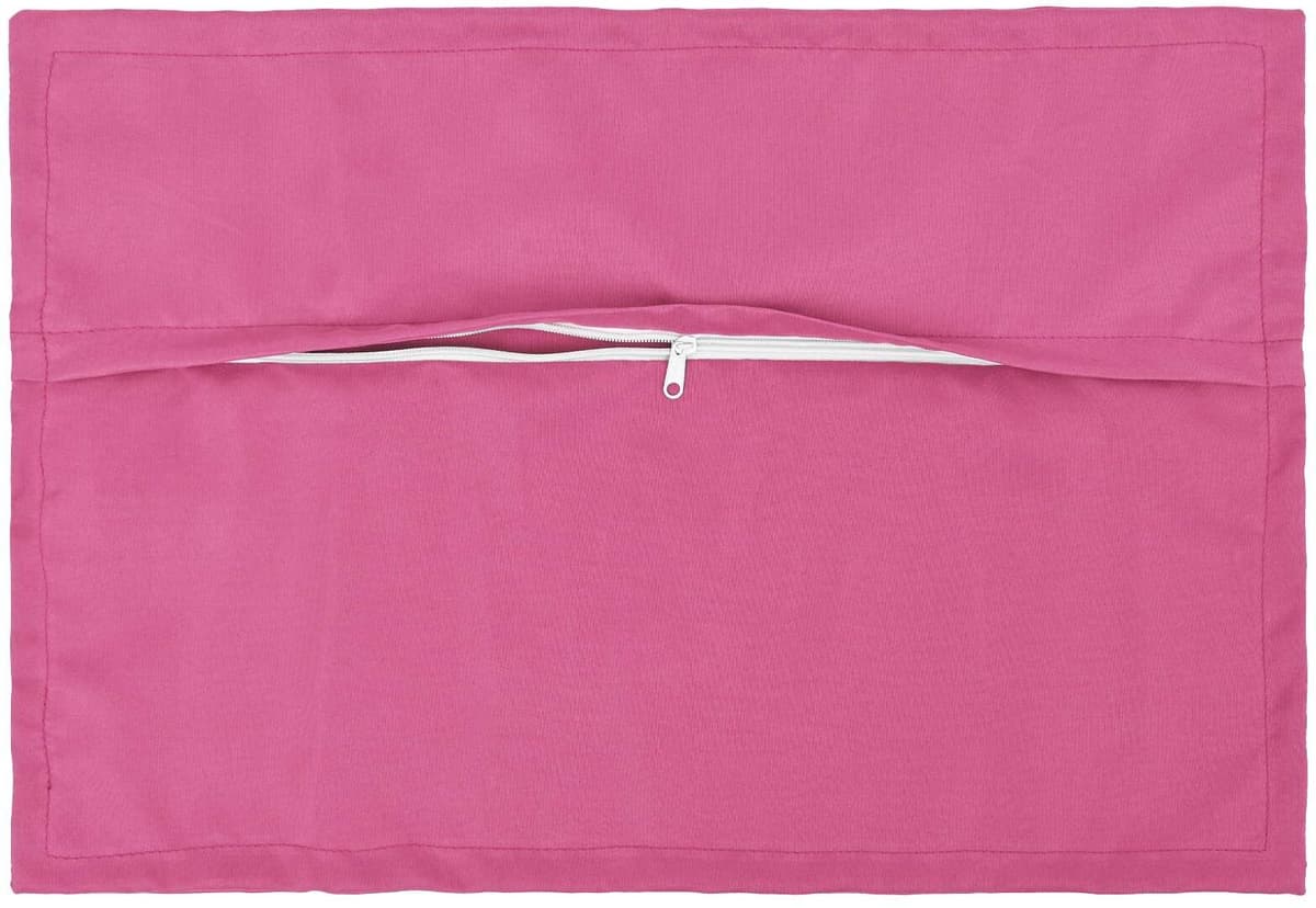 vidaXL Housse de coussin 2 pc HOUTEN Rose 50 x 75 cm Polyester
