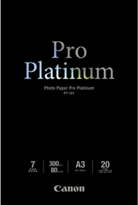 Canon A3 Fotopapir Pro Platinum – Høy Kvalitet (Can24251, 1 Eske)